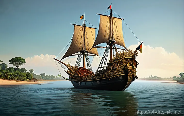 콩고 내 종교 갈등의 역사와 현재 - **A Fading Promise: The Dawn of a New Era**
    A highly detailed historical painting in the style o...