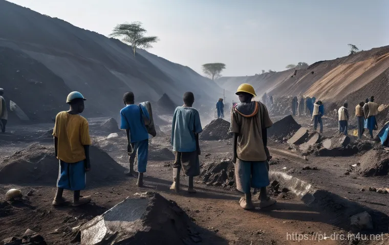 콩고 내 종교 갈등의 역사와 현재 - **A Fading Promise: The Dawn of a New Era**
    A highly detailed historical painting in the style o...